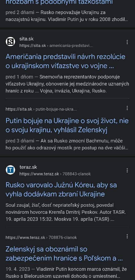Ukrajina vyhrazky Rusku_google 2