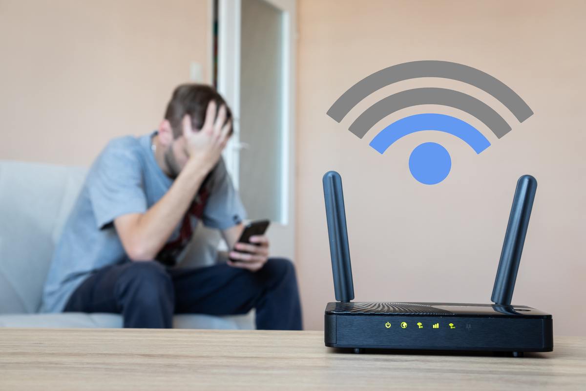 Wi-Fi router zly signal