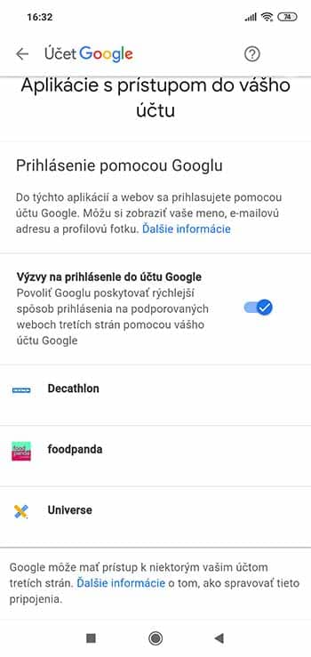 Skontrolujte si, kto má prístup k vášmu Google účtu