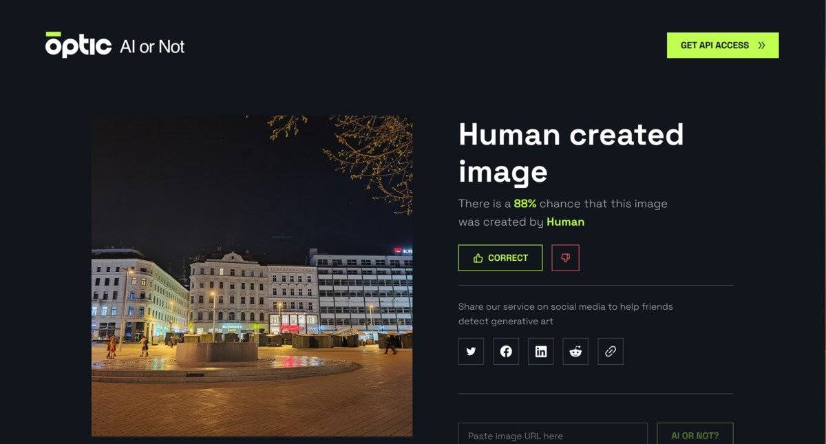 AI or not rozpoznanie obrázku