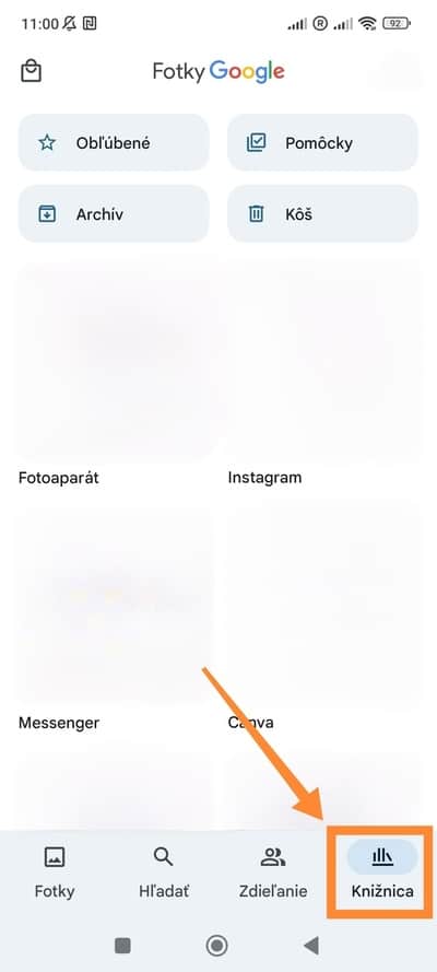 Uvoľniť priestor Fotky Google