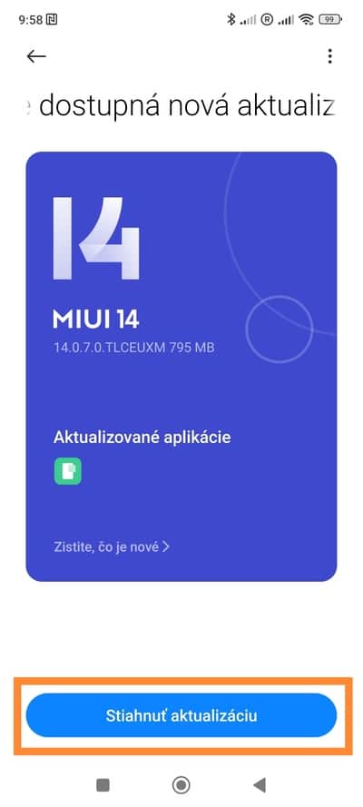 Softvérové aktualizácie