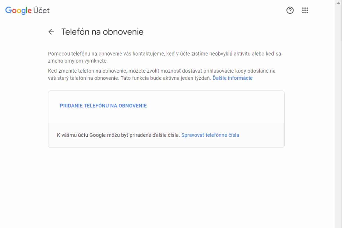 Zabezpečte si účet pred zabudnutým heslom
