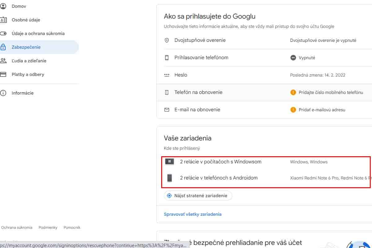 Ako zistíte, že sa niekto dostal do vášho Google účtu?