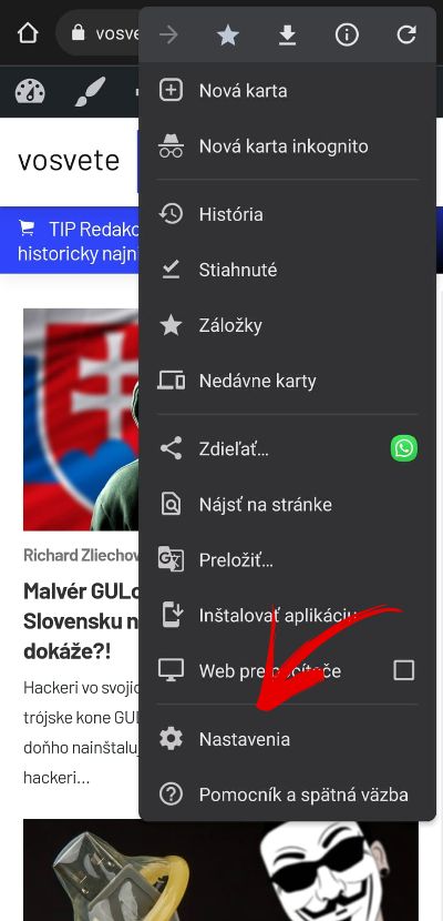 Google Chrome nastavenia rozsirenej ochrany_1