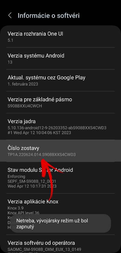 Vyvojarsky rezim ako zapnut