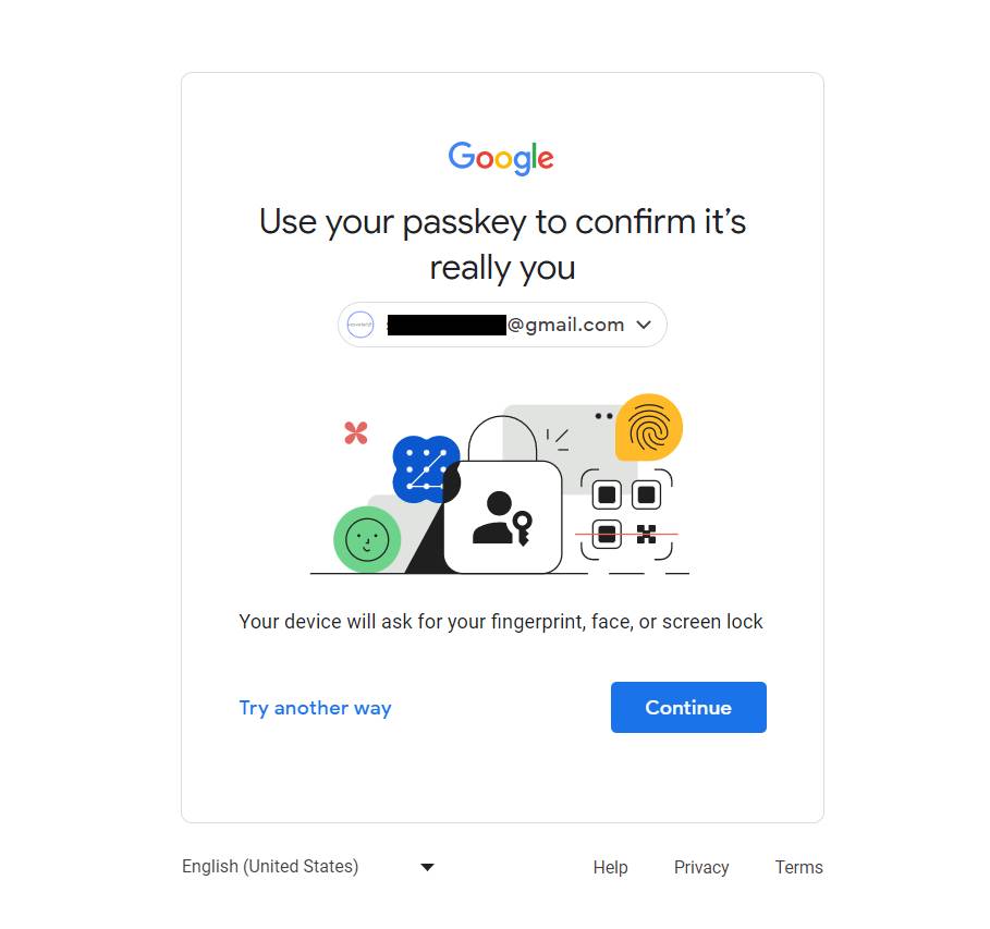 aktivovanie passkeys google_3