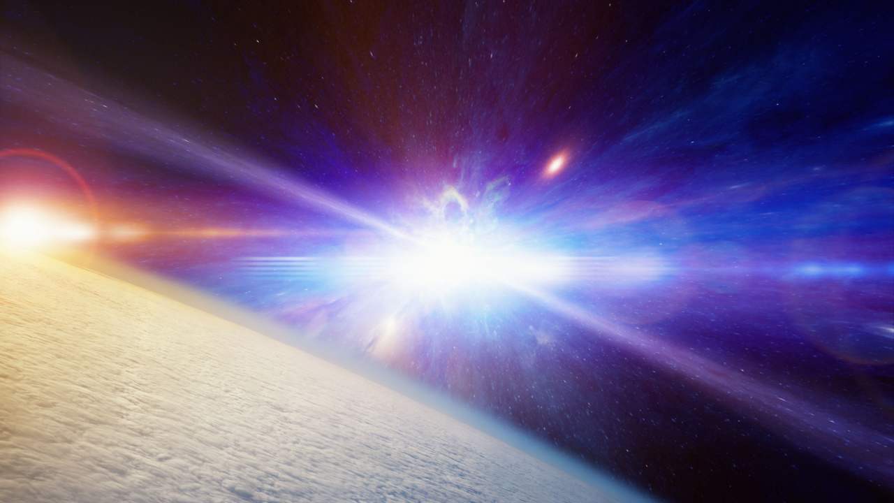 explozia vo vesmire