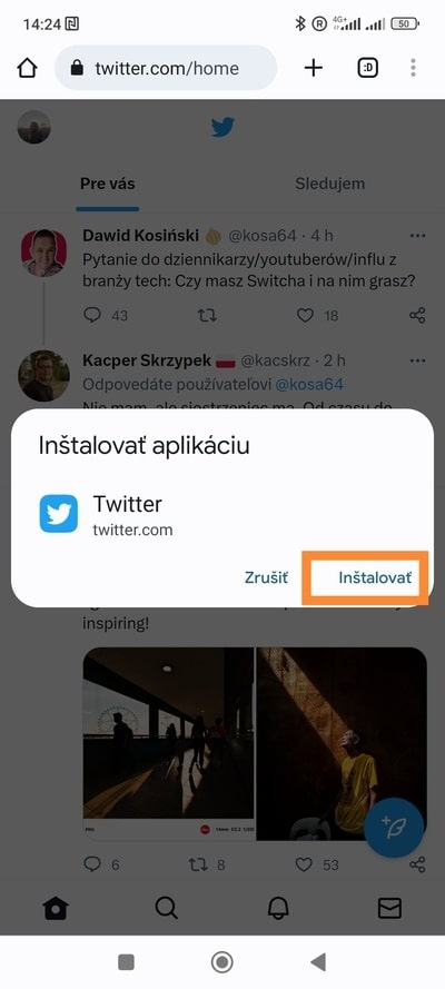 Inštalácia webových aplikácií
