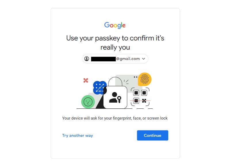 prihlasenie cez passkey