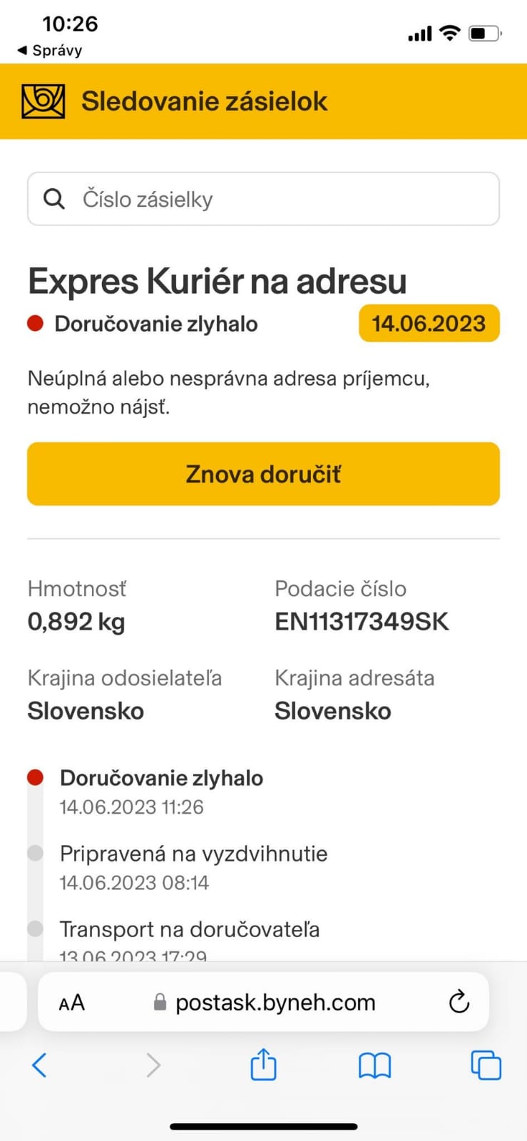 Podvodná SMS