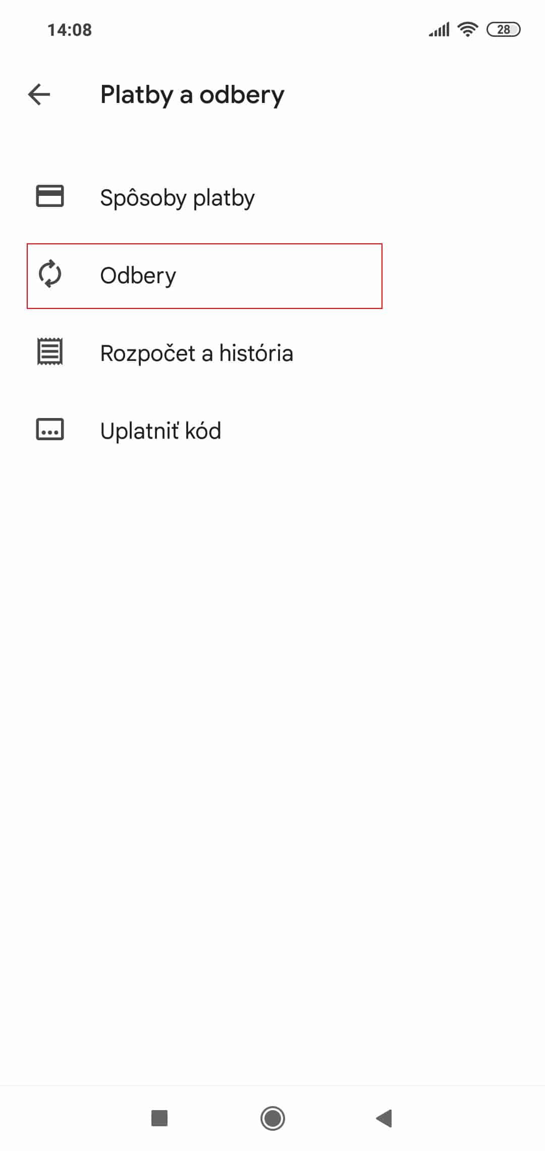 Ako zrušiť predplatné aplikácií cez Google Play?