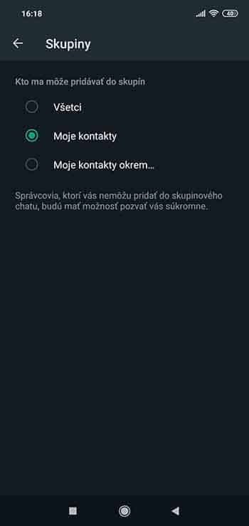 Zabráňte spamovým telefonátom v aplikácií WhatsApp
