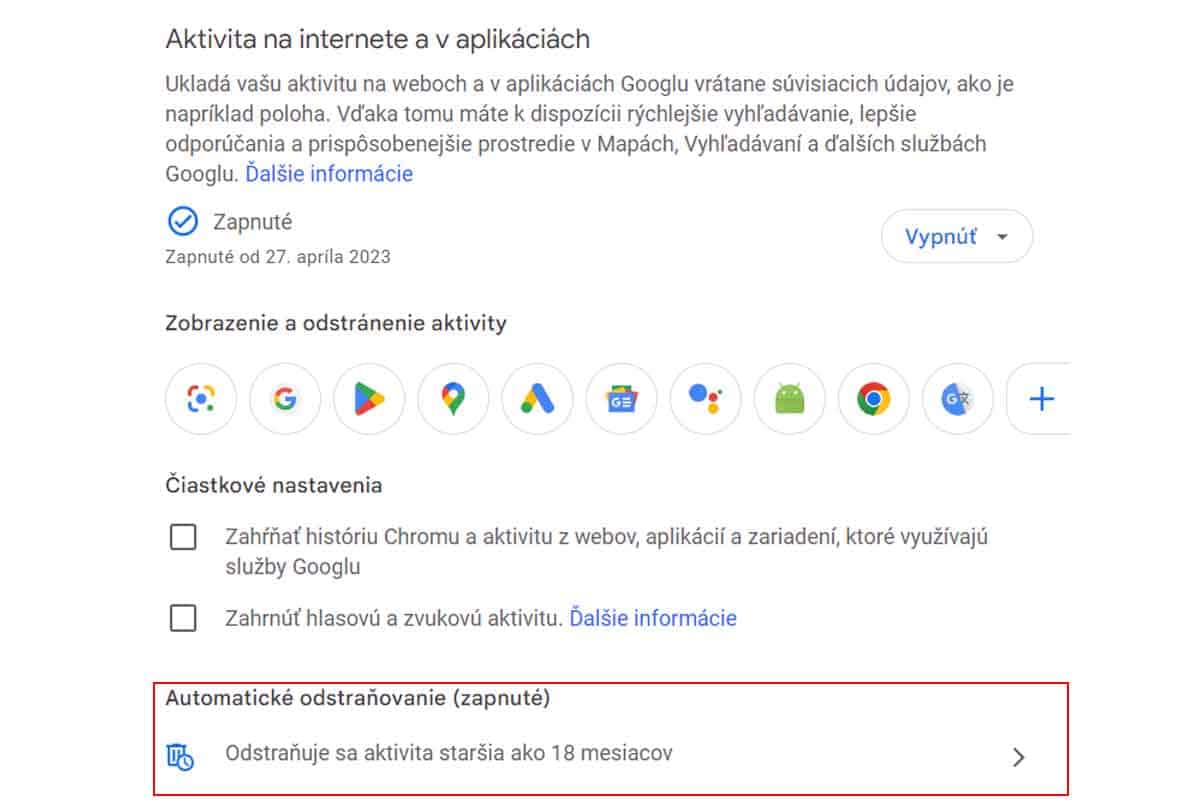 Ako si nastaviť pravidelné vymazávanie histórie? 