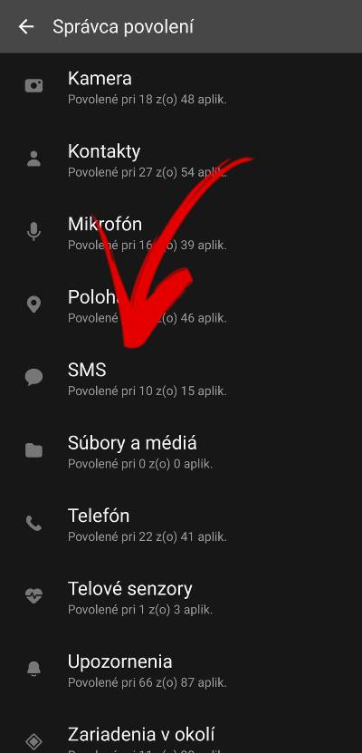 ktore aplikacie pristupuju k spravam v telefone_2