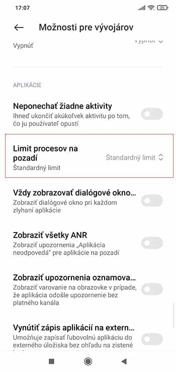 Šetrite batériu obmedzením aplikácií na pozadí