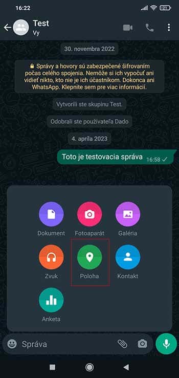 Ako zdieľať polohu v aplikácii WhatsApp