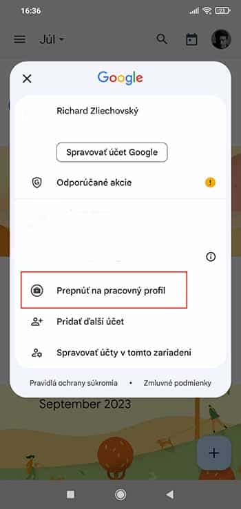Google umožní rýchlejšie prepnúť medzi prácou a súkromím