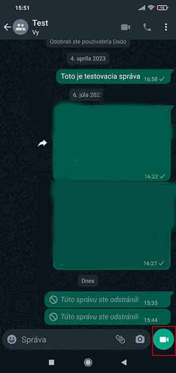Videosprávy prichádzajú do whatsappu
