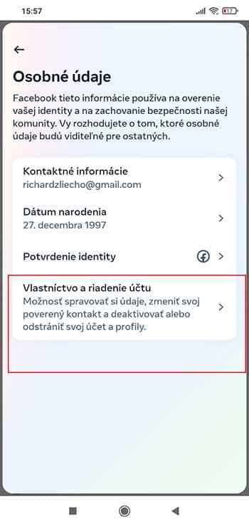 Ako si deaktivovať Facebook