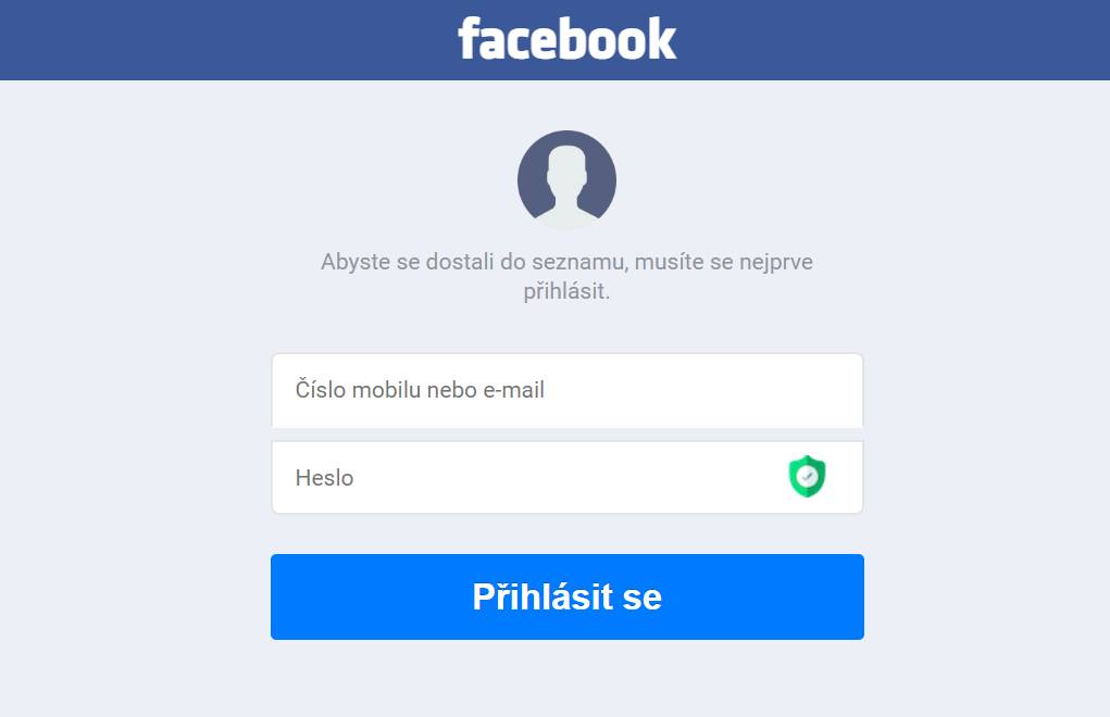 Scam kradez prihlasovacich udajov printscreen podvodnej stranky_prihlasovacie okno