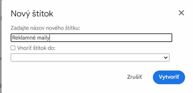 Ako si v schránke Gmail vytriediť reklamnú poštu?