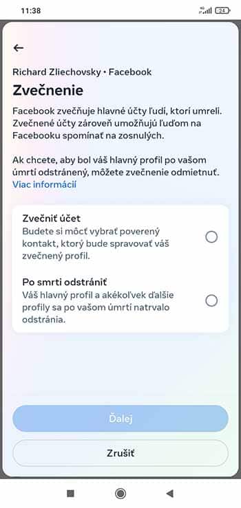 Čo sa stane s vašim Facebook účtom po smrti?