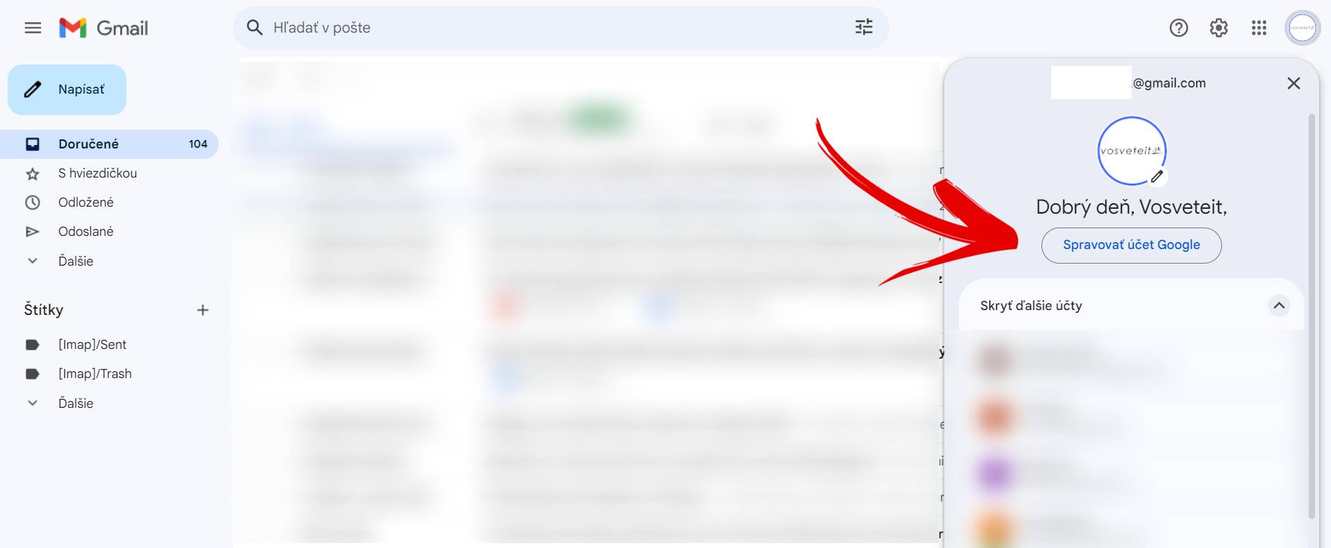 Gmail nastavenia_1