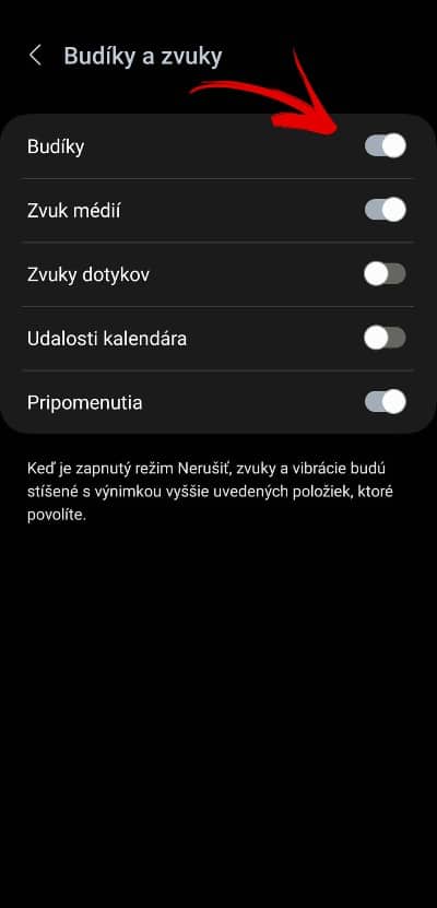 Rezim nerusit zapnutie budika