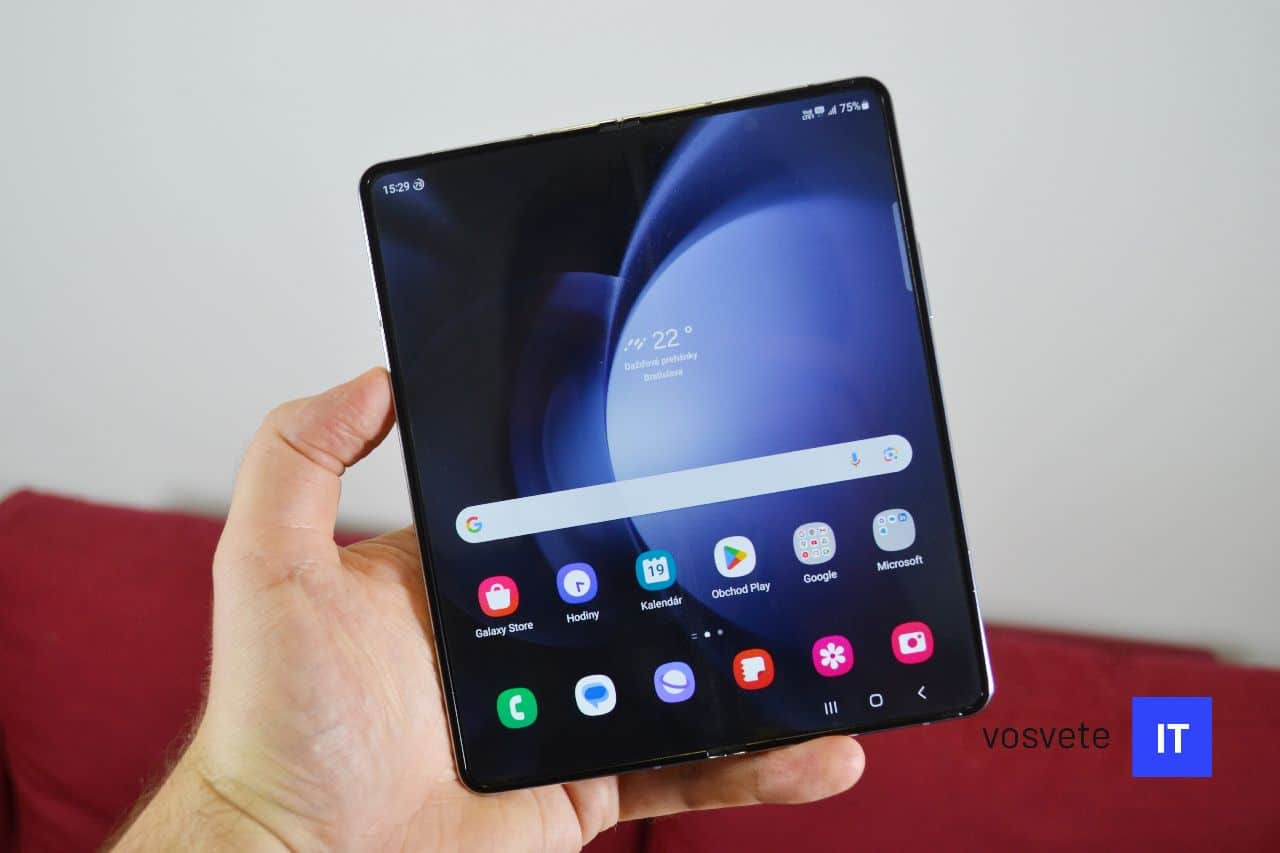 Samsung Galaxy Z Fold 5 recenzia_vnutorny displej