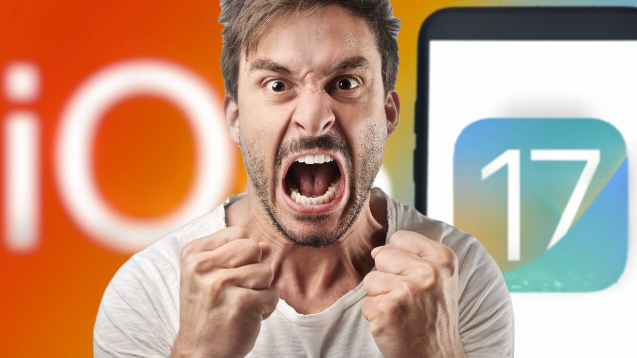 nahnevany clovek iOS 17