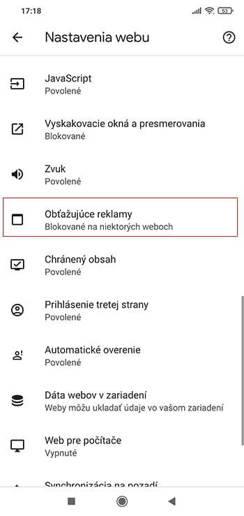 Google Chrome ponúka vlastný adblocker, ako ho zapnúť