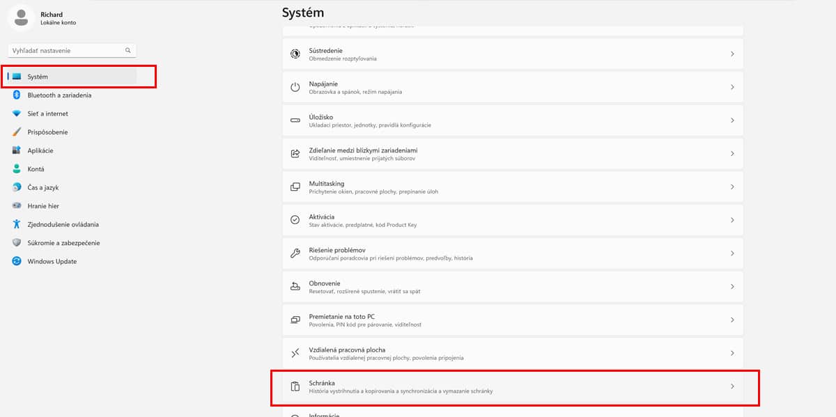 zapnite si históriu kopírovania vo Windowse