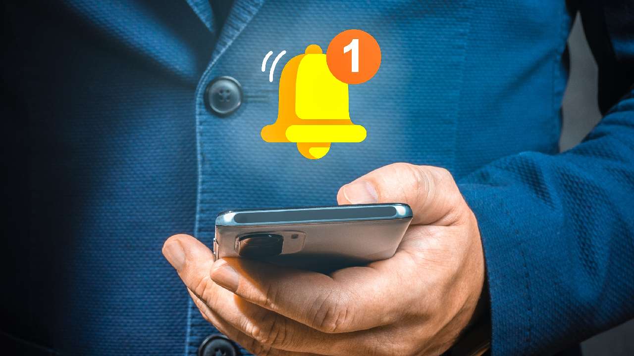 upozornenia smartfon telefon
