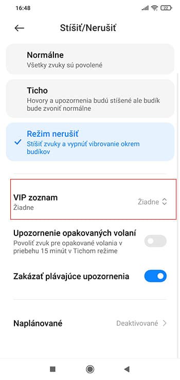 Ako si nechať zapnuté zvonenia v režime nerušiť