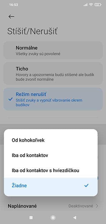 Ako si nechať zapnuté zvonenia v režime nerušiť