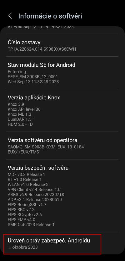 Verzia Androidu v smartfone_2