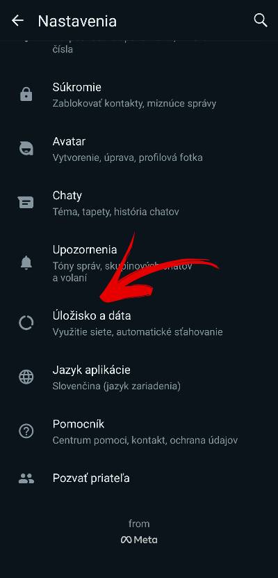 WhatsApp ako ziskat ulozny priestor navod_1