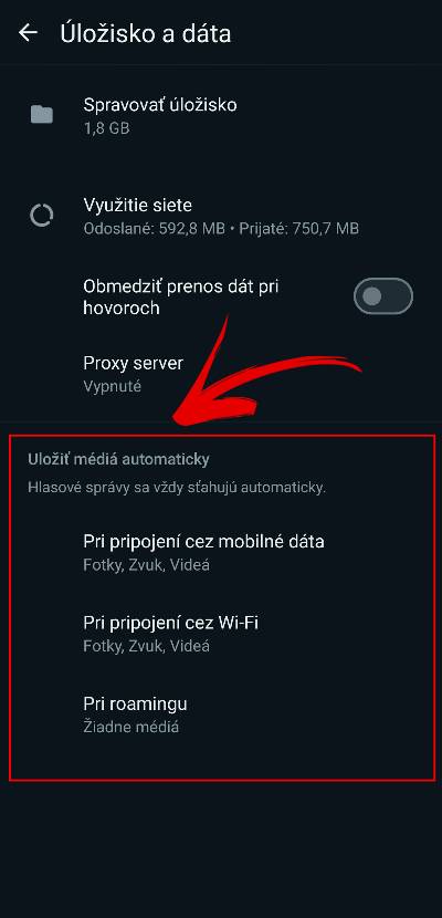 WhatsApp ako ziskat ulozny priestor navod_2