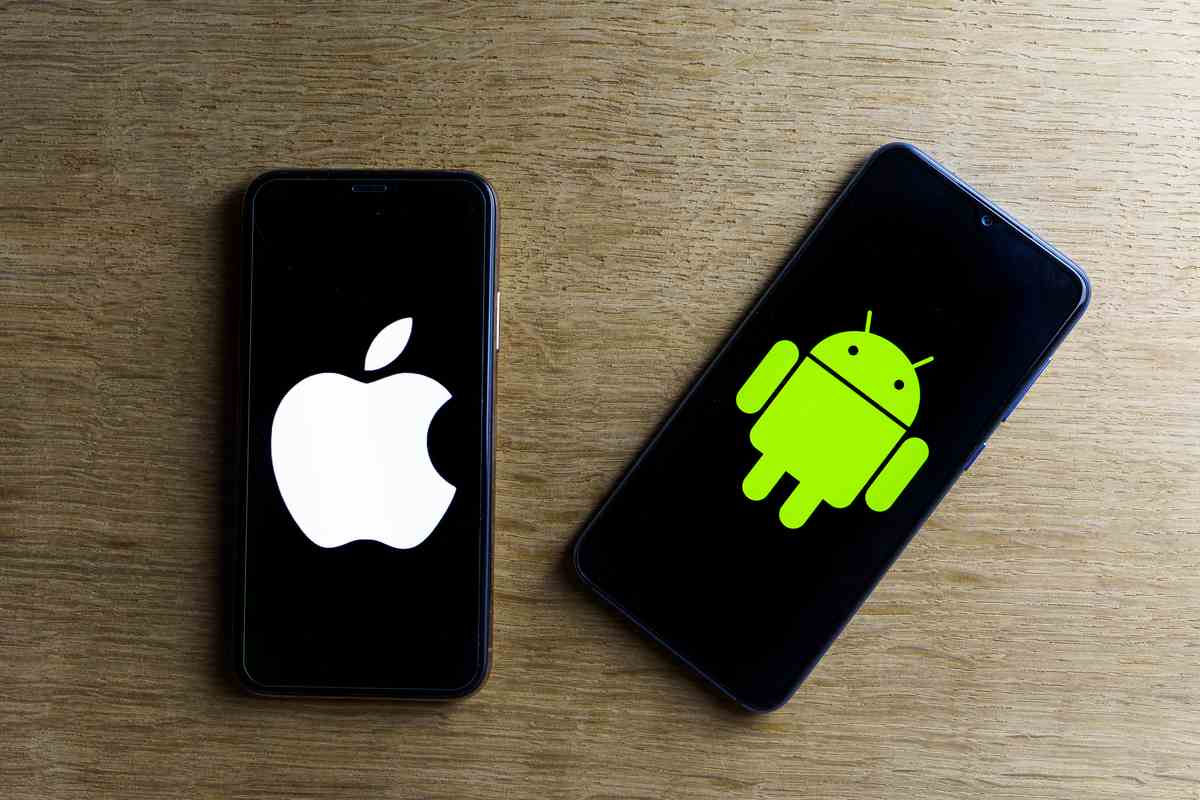 android vs iphone smartfon