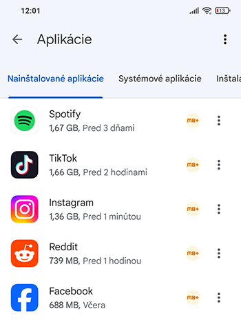 držte si poriadok v smartfóne