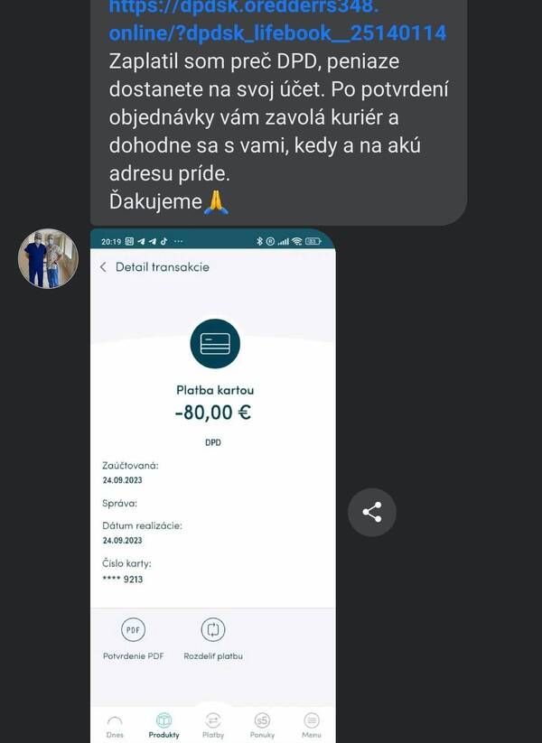 inzertny podvod_fiktivna platba_2