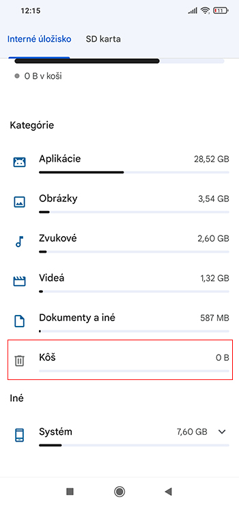 držte si poriadok v smartfóne