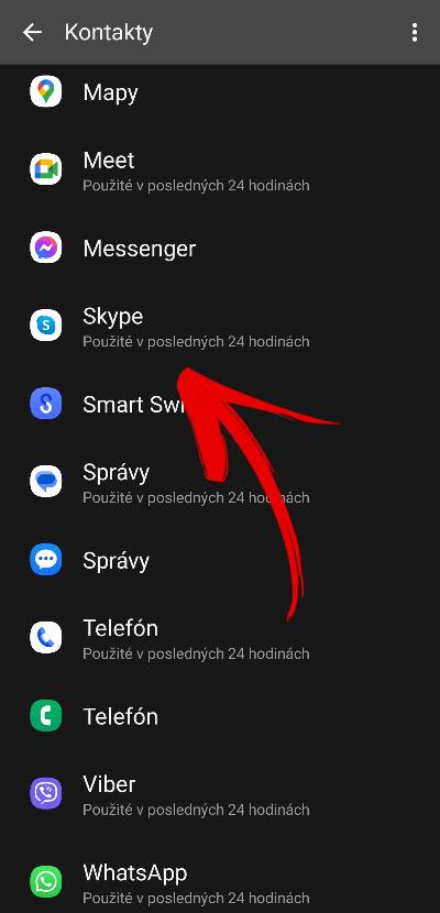 pristup k povoleniam telefonu