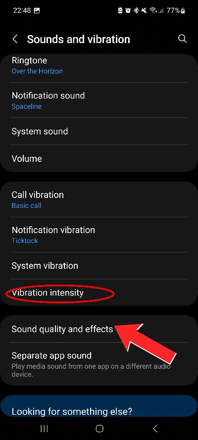 uprava intenzity vibrovania samsung navod_3