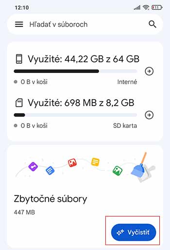 držte si poriadok v smartfóne