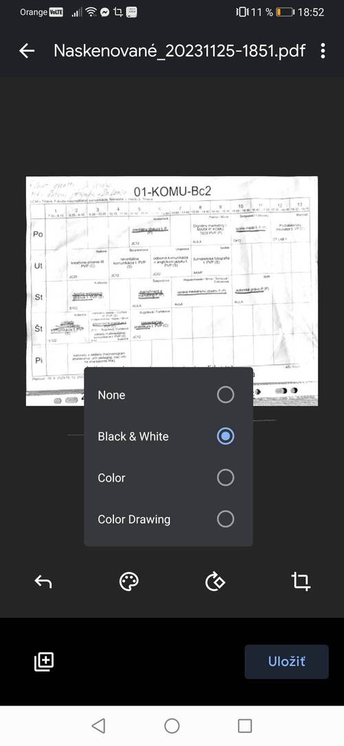 Google Drive stará aplikácia