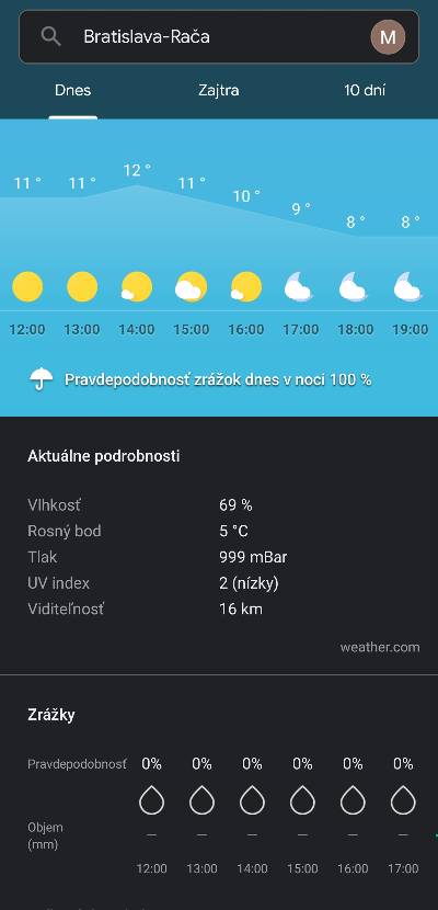 Najpresnejsie pocasie na zajtra Google aplikacie navod_7