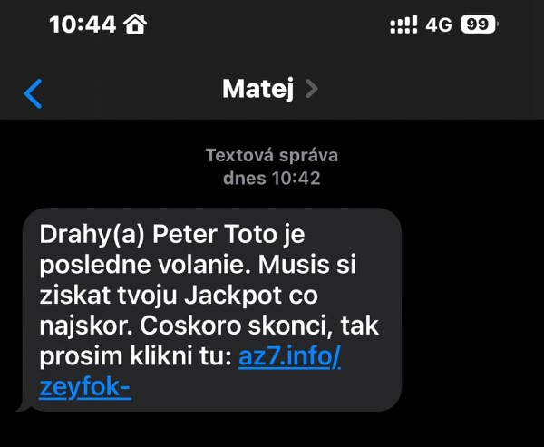 Podvodna SMS sprava ktora tvrdi ze sme vyhrali peniaze_2