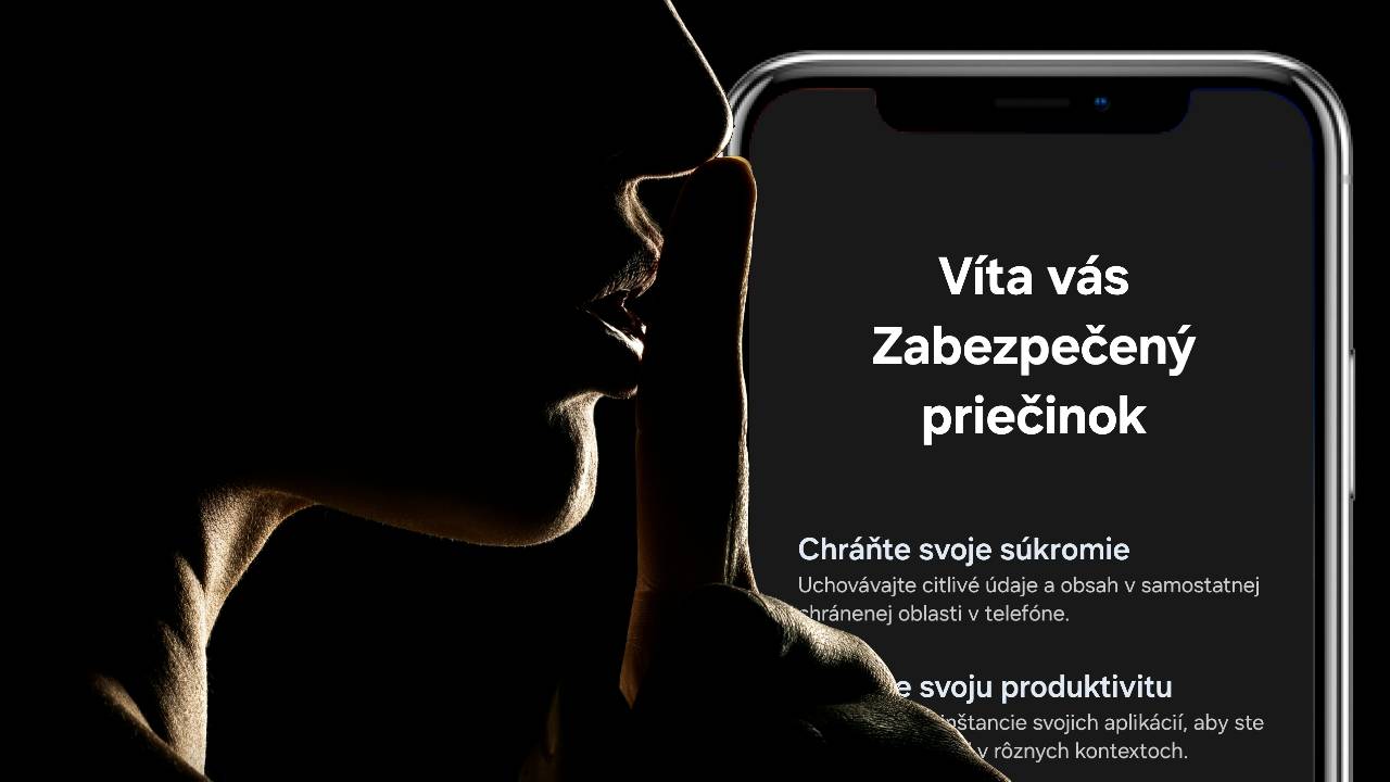 Samsung zabezpeceny priecinok